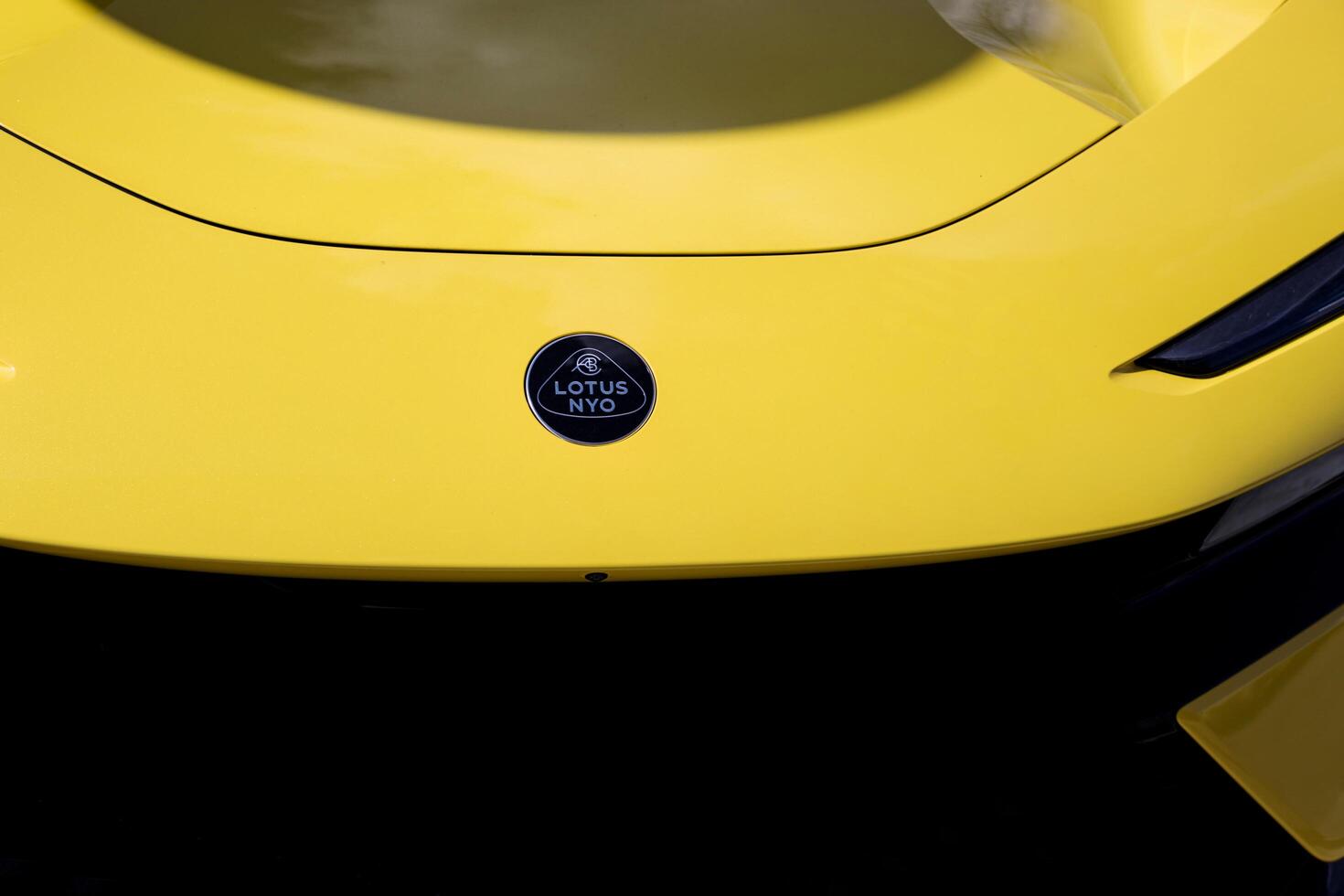 Minsk, Belarus, April 17, 2024 - Lotus eletre emblem photo