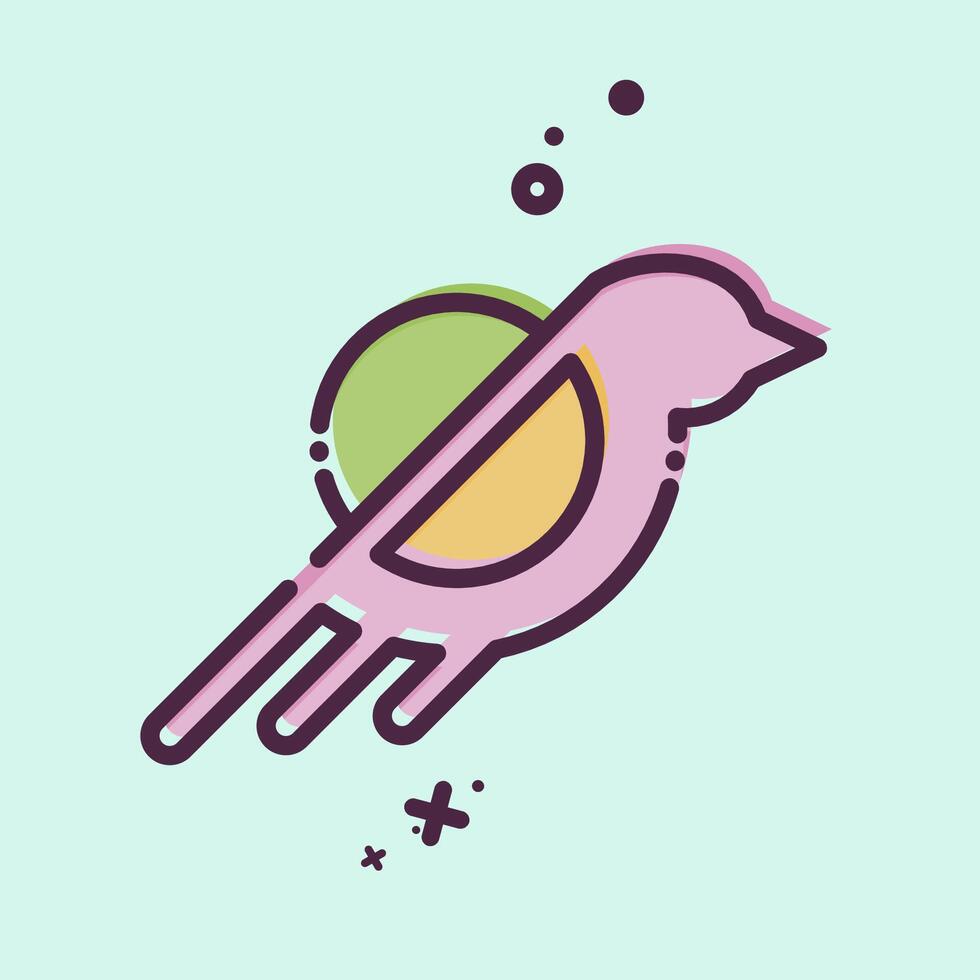 Icon Environmental Awareness. related to Recycling symbol. MBE style. simple design illustration vector