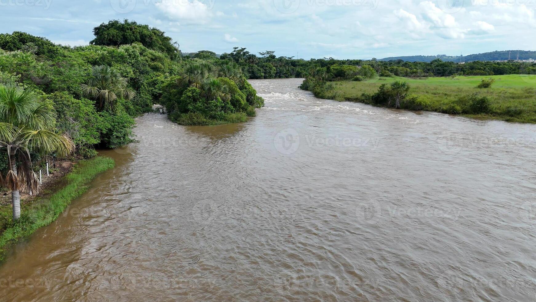 Aerial image of the apore river photo