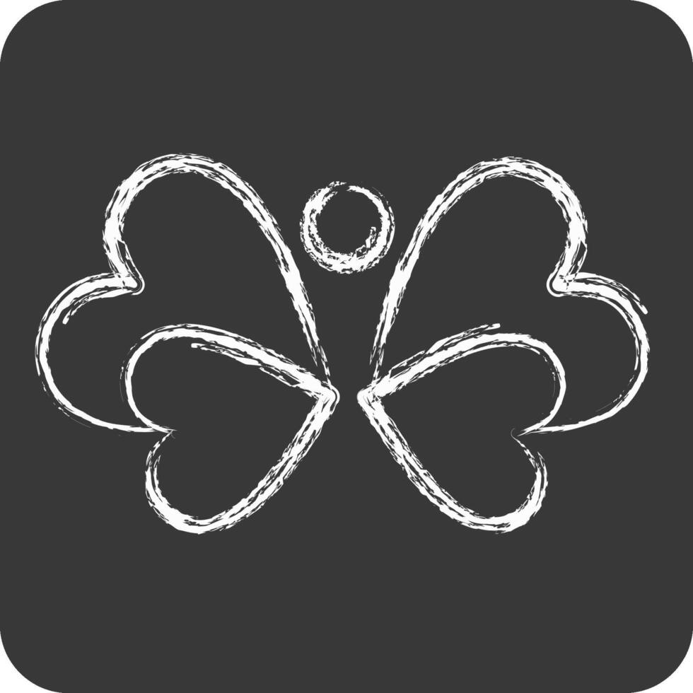Icon Nature. related to Recycling symbol. chalk Style. simple design illustration vector
