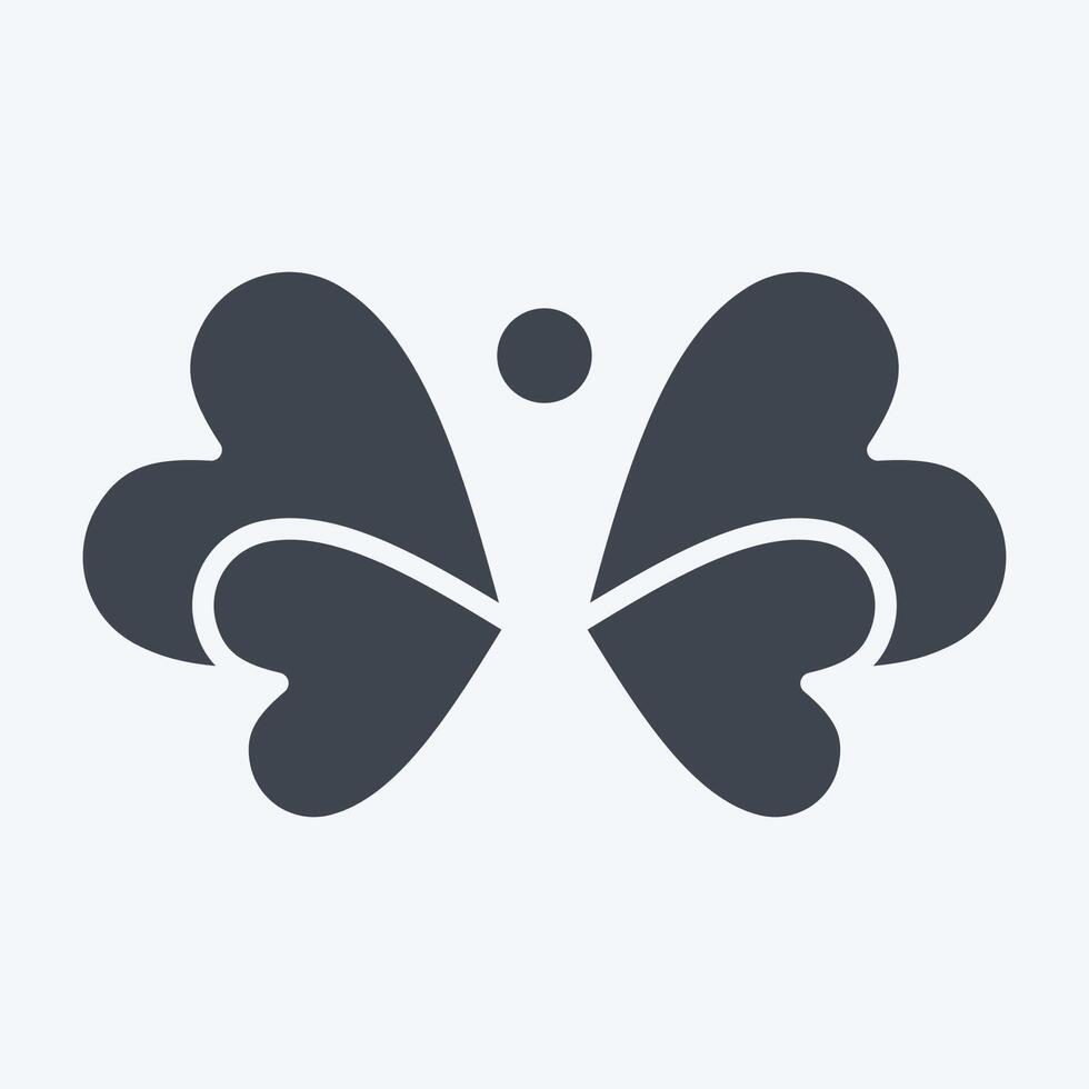 Icon Nature. related to Recycling symbol. glyph style. simple design illustration vector