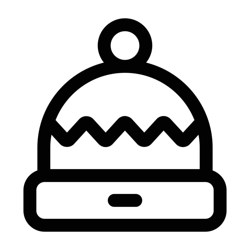 Simple Beanie icon. The icon can be used for websites, print templates, presentation templates, illustrations, etc vector