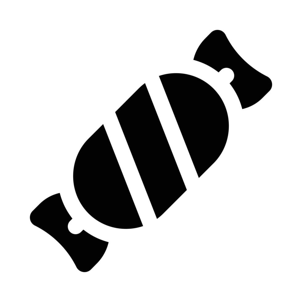 Simple Candy solid icon. The icon can be used for websites, print templates, presentation templates, illustrations, etc vector