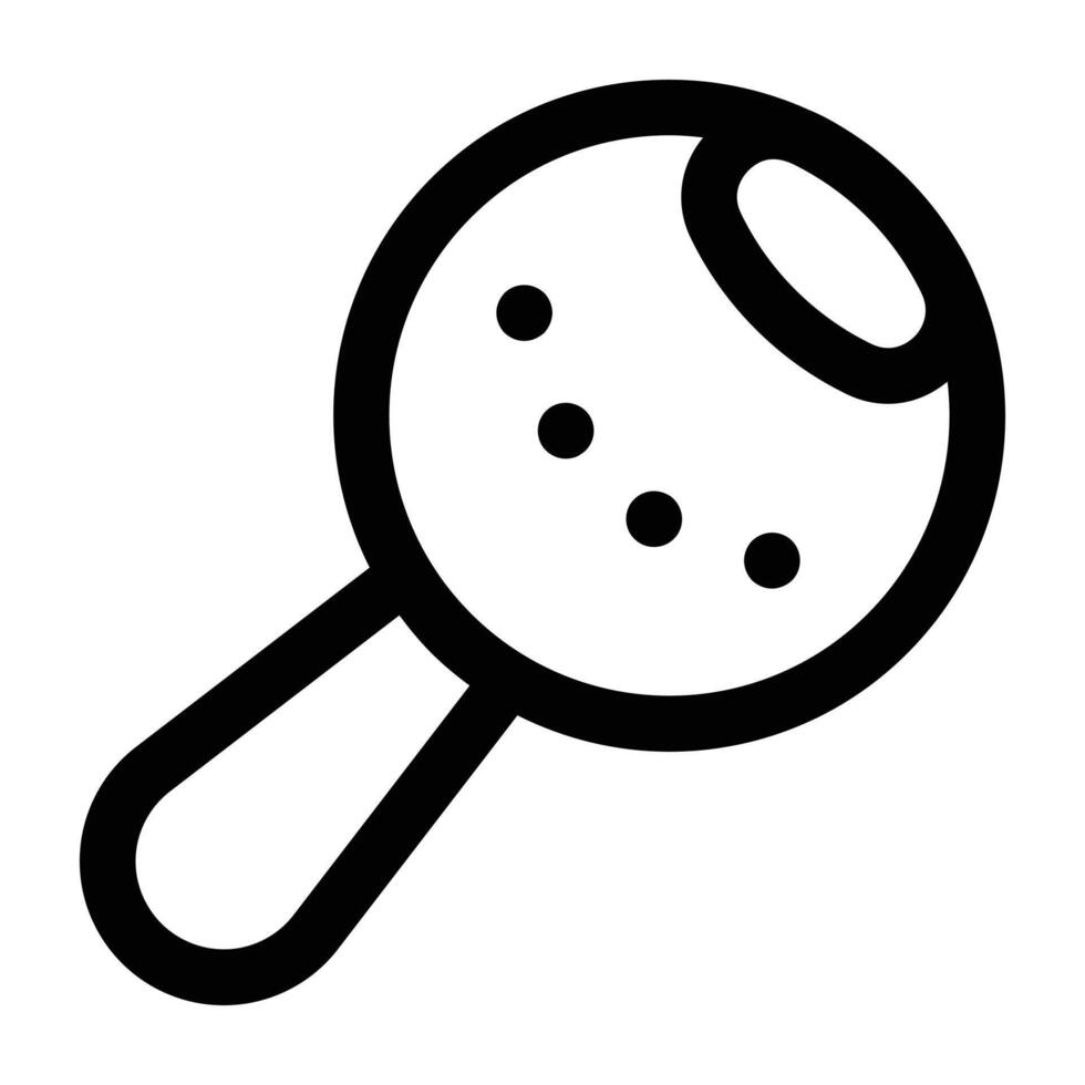 Simple Rattle icon. The icon can be used for websites, print templates, presentation templates, illustrations, etc vector