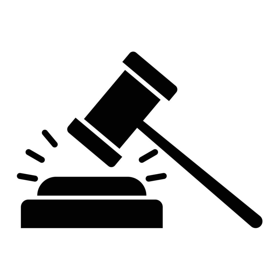 Justice and investigations, crime, law icons vector