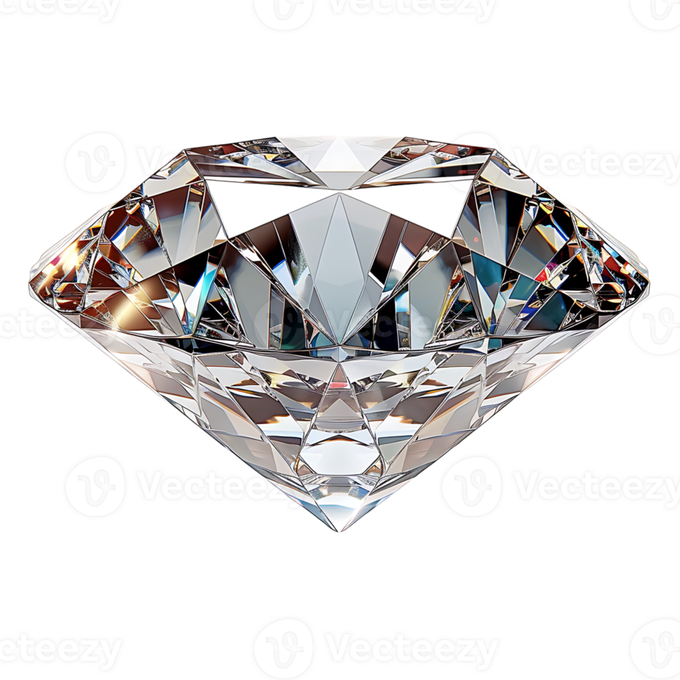 Diamond on isolated transparent background png
