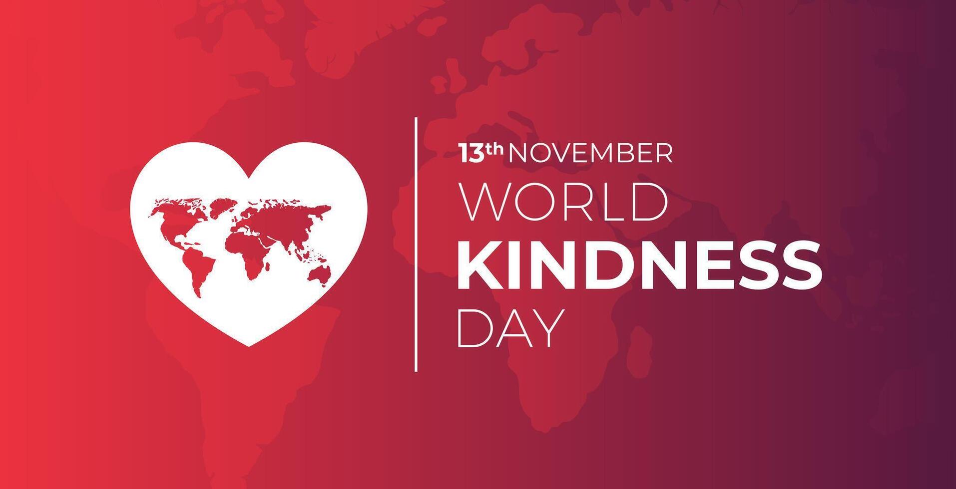 World Kindness Day Illustration Background vector