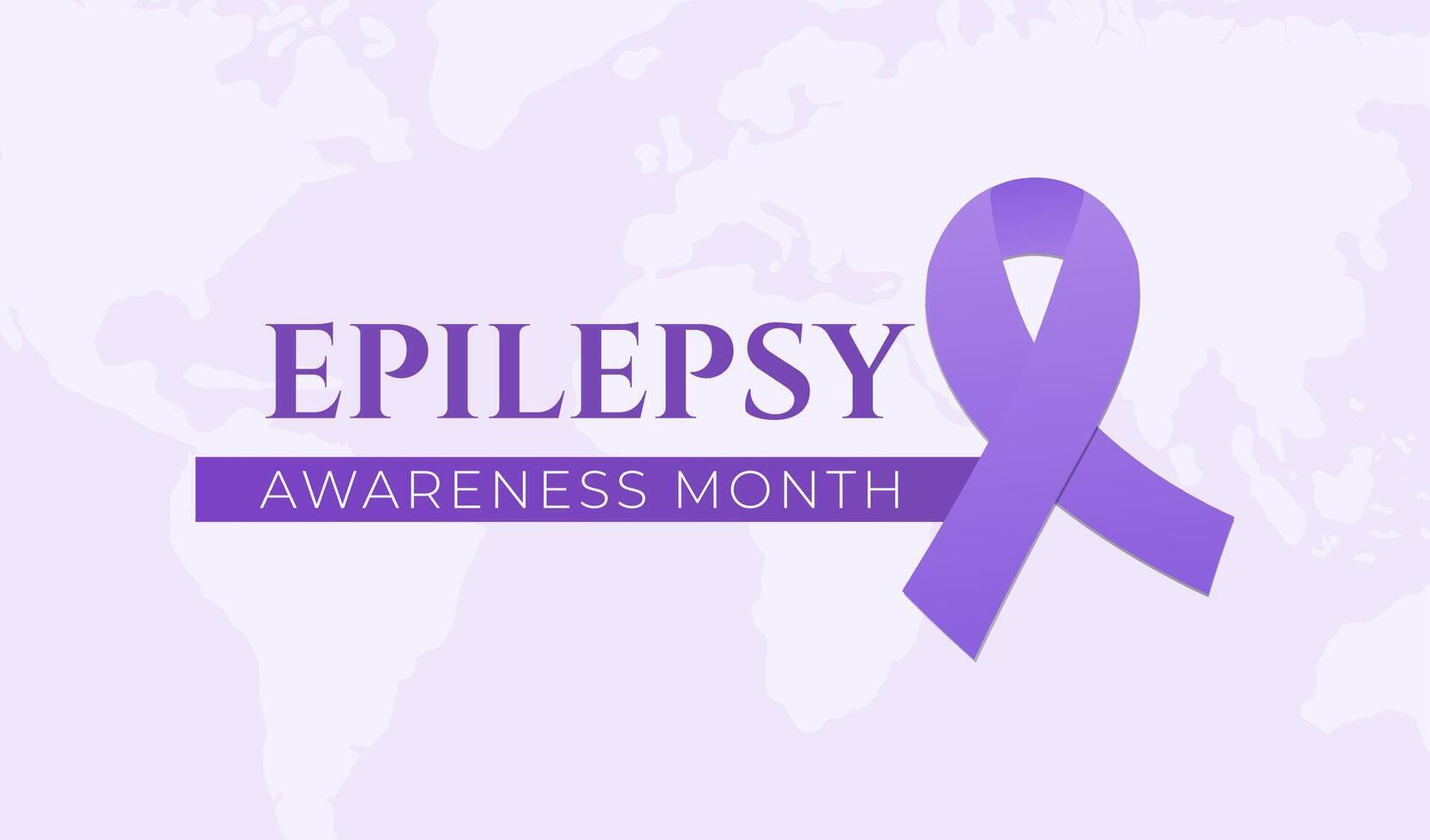 epilepsia conciencia mes antecedentes ilustración vector