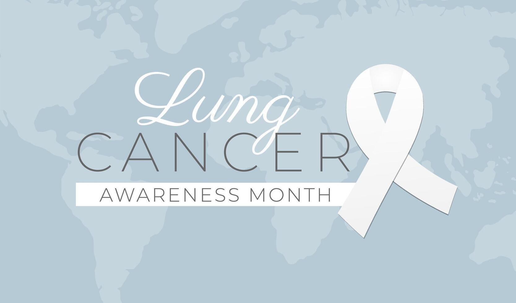 Lung Cancer Awareness Month Background Illustration vector