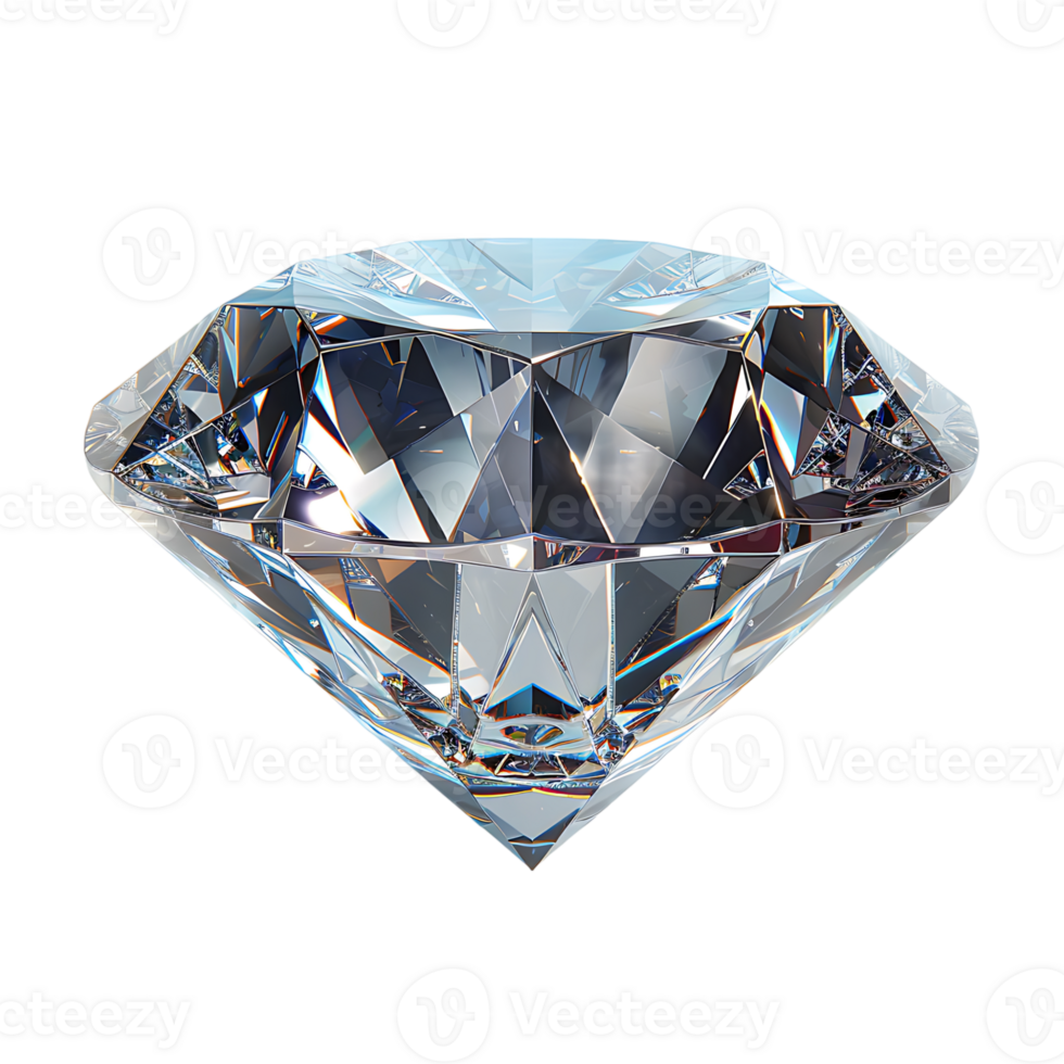 Diamond on isolated transparent background png