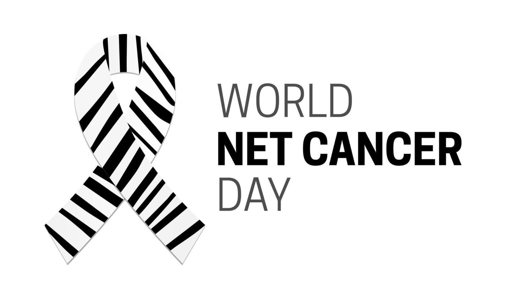 World NET Cancer Day Isolated Icon Logo vector