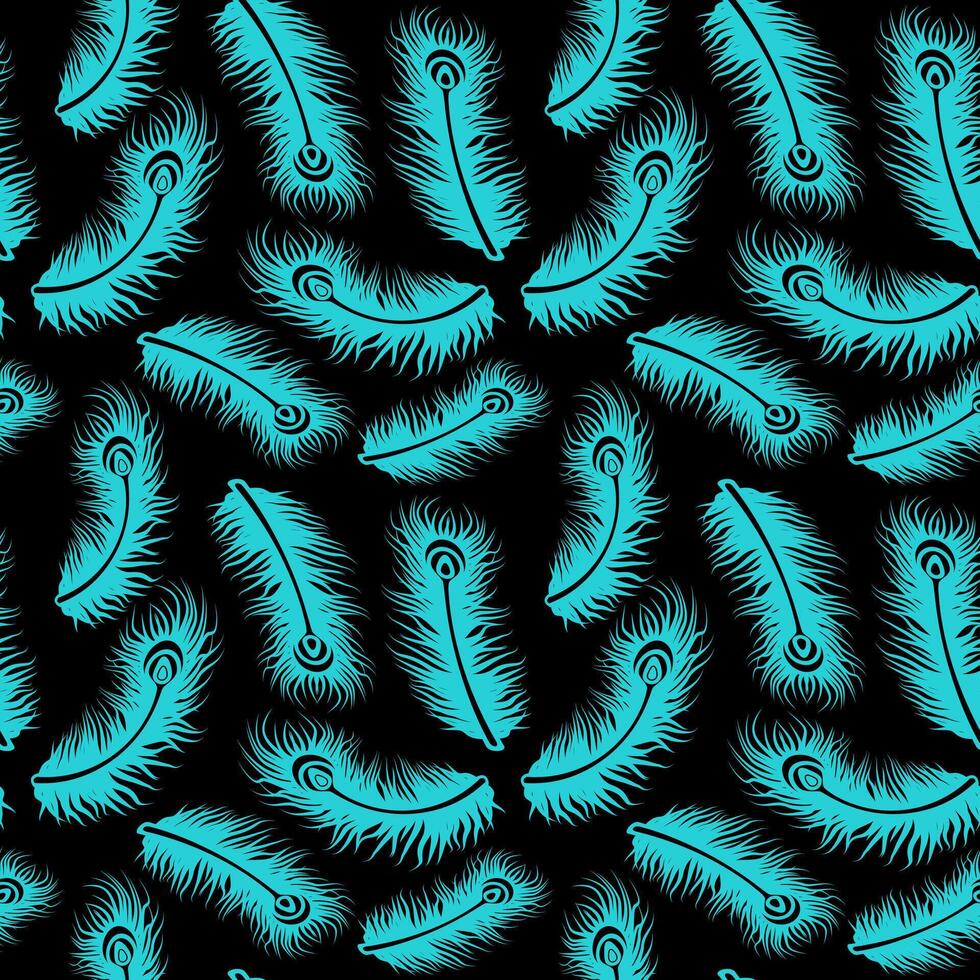 Feather Pattern Design Background Illustration vector