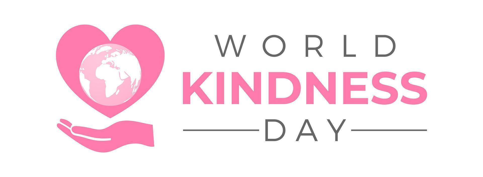 World Kindness Day Isolated Icon Logo vector