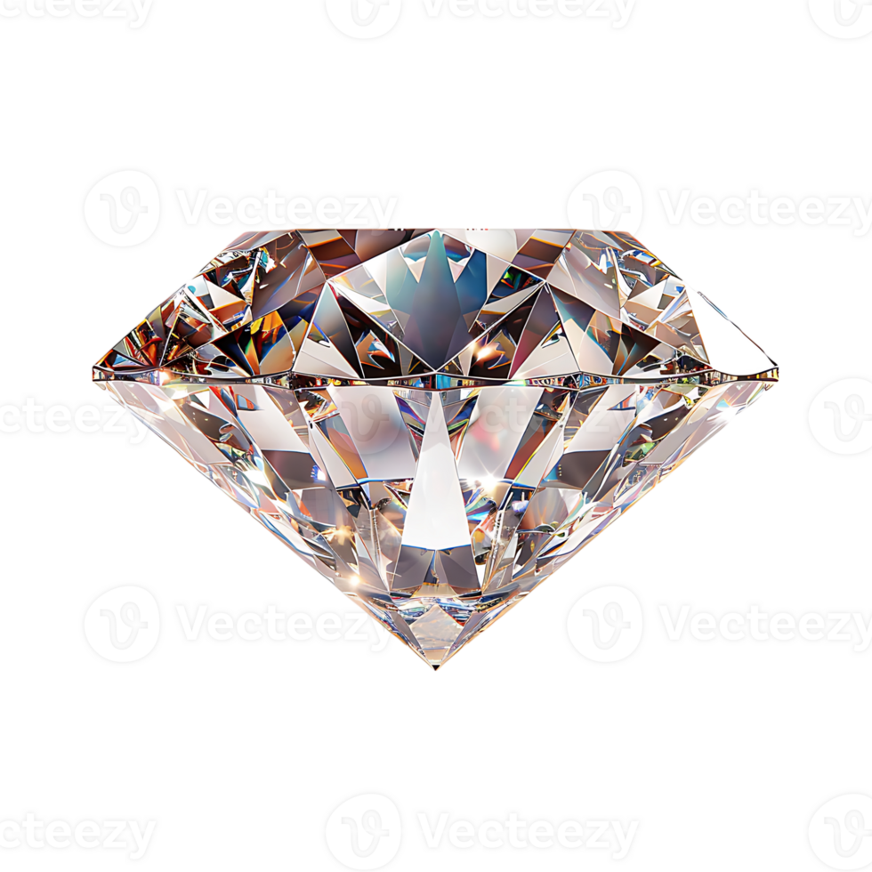 Diamond on isolated transparent background png