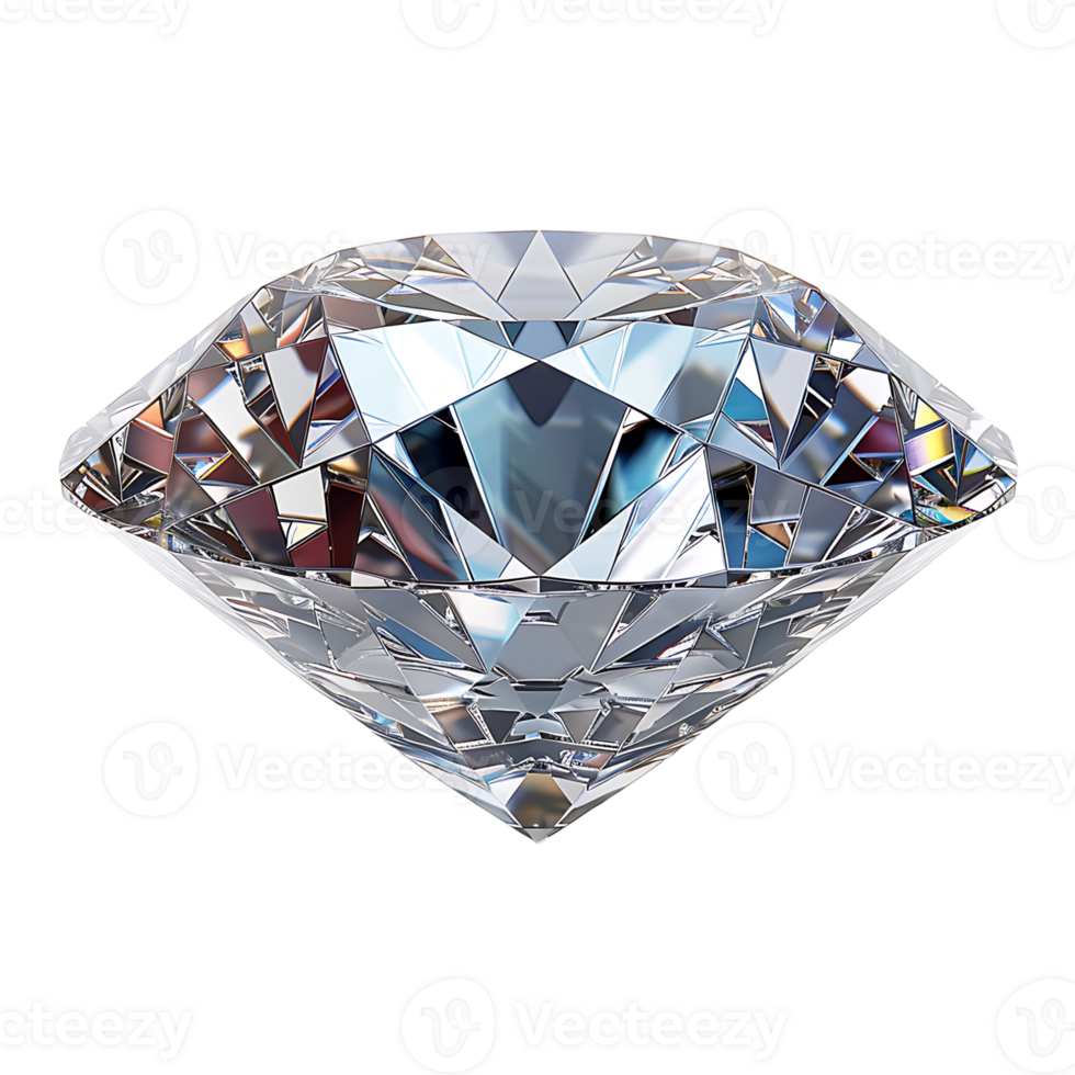 Diamond on isolated transparent background png