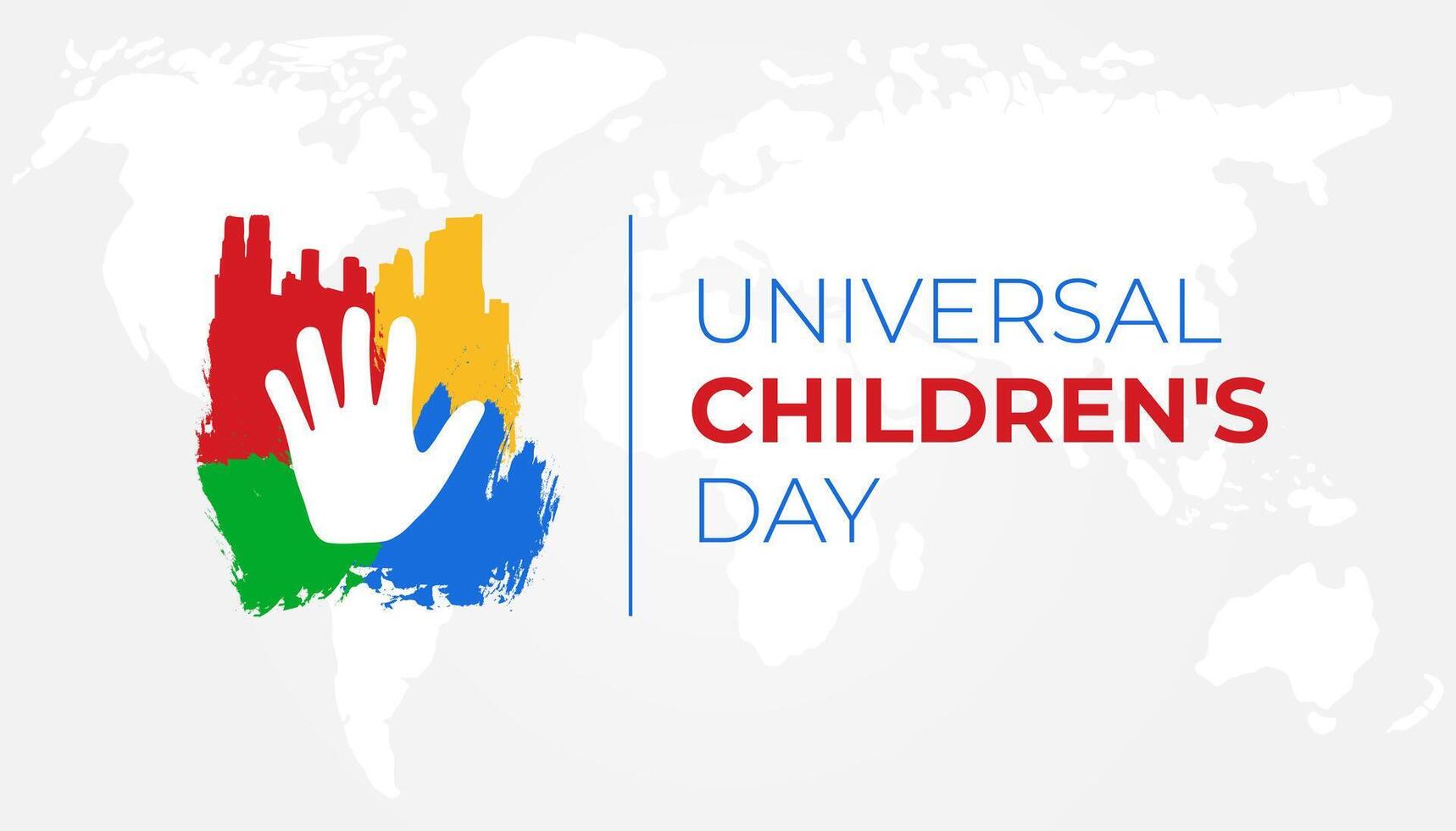 Universal Children's Day Background Illustration vector