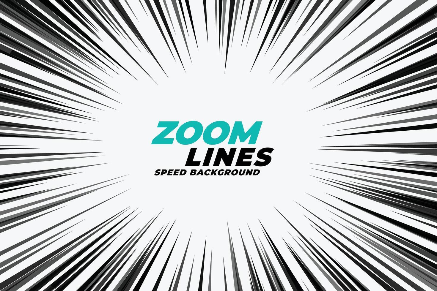 comic zoom lines motion background vector