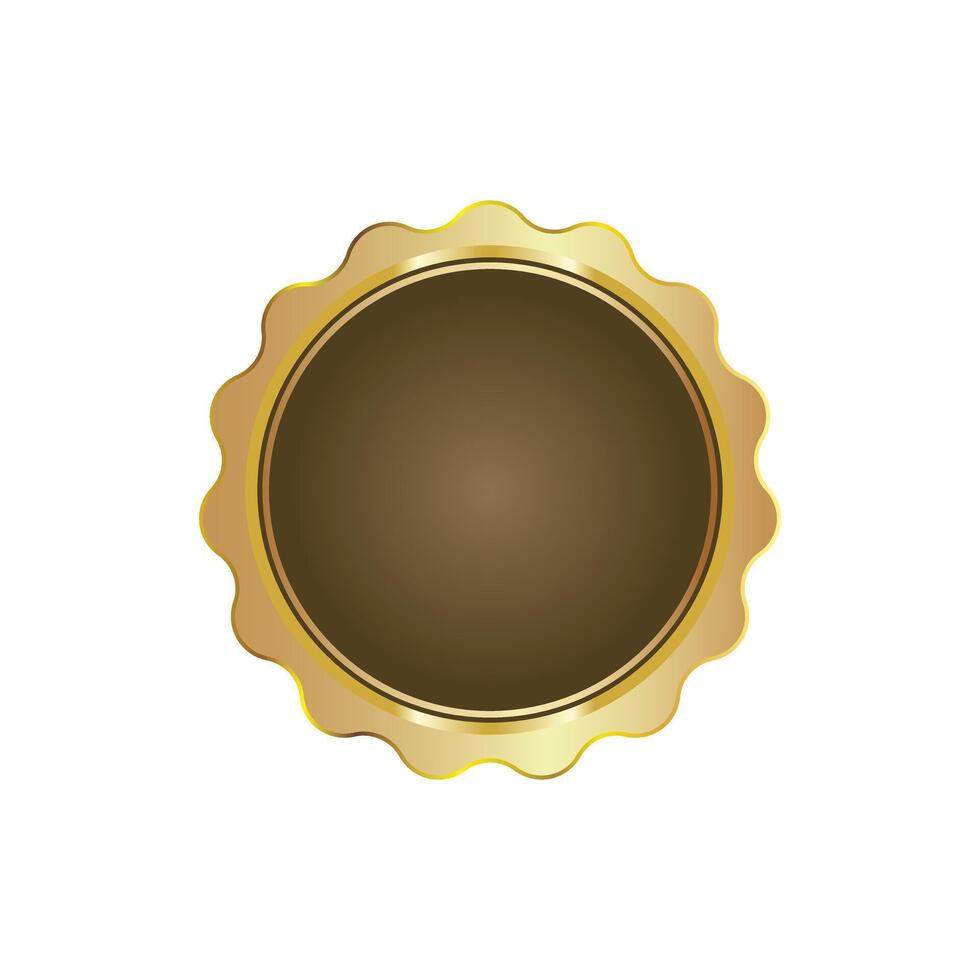 Blank Stamp Ribbon Seal vector