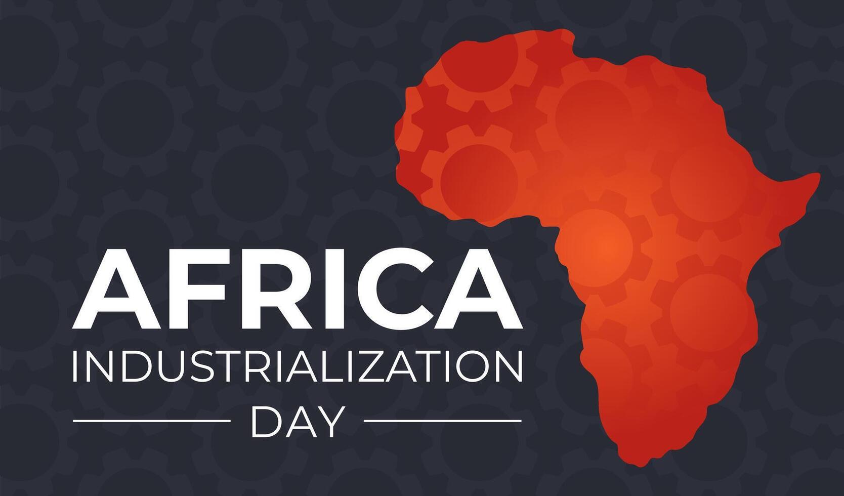 Africa Industrialization Day Background Illustration vector