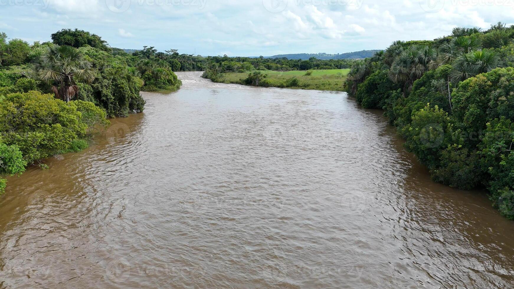 Aerial image of the apore river photo