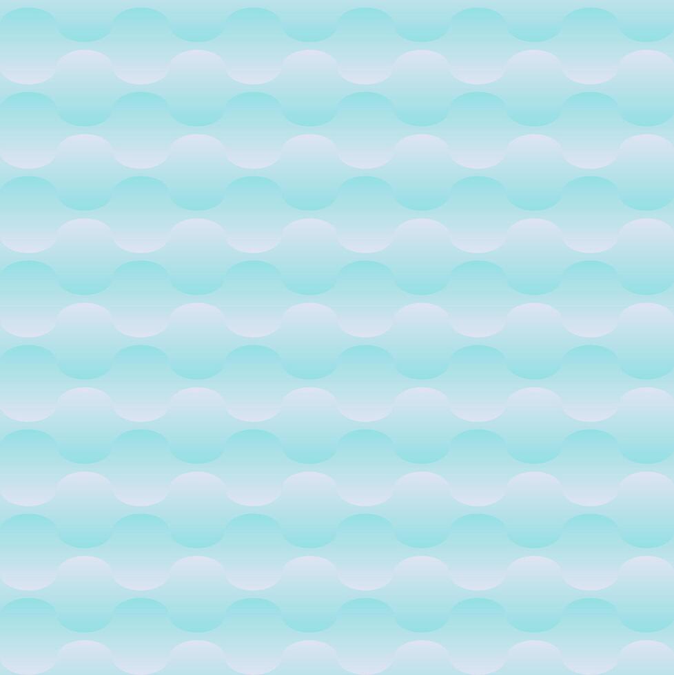 Light Turquoise 3D Geometric Wave Pattern vector