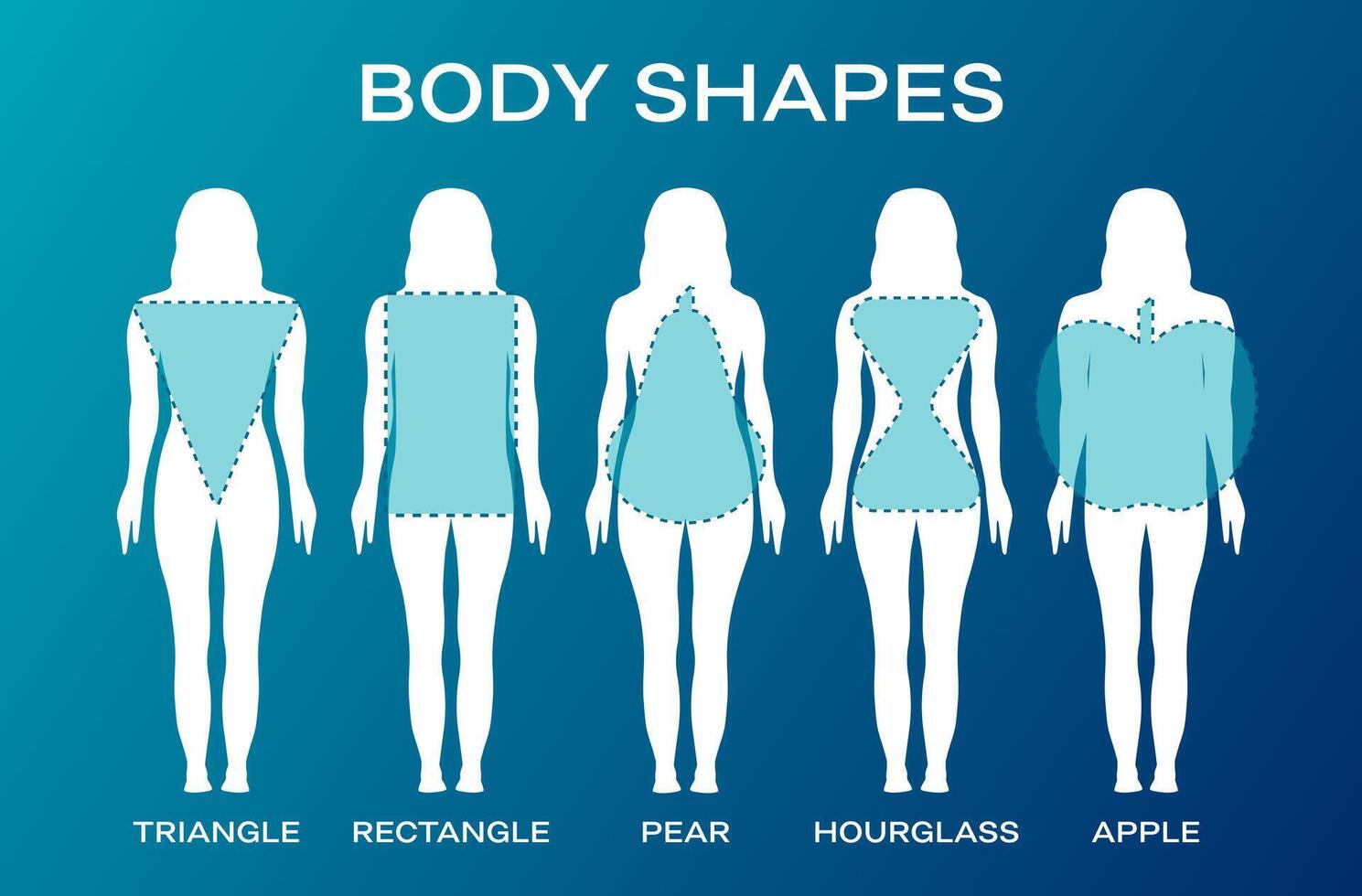 azul mujer cuerpo forma antecedentes ilustración vector