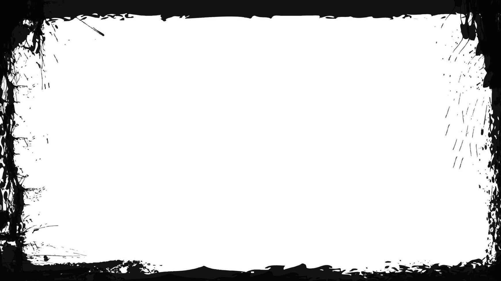 Distressed texture. Black and white grunge background. Grainy Grungy Illustration. white and black grunge frame. vector