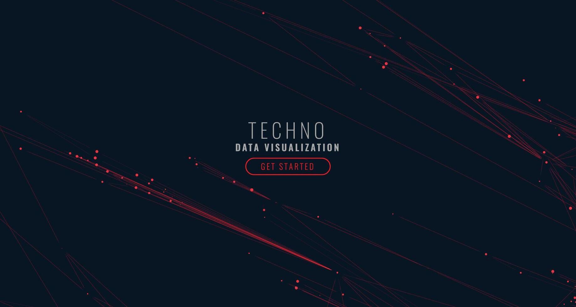 abstract digital big data visualization background vector