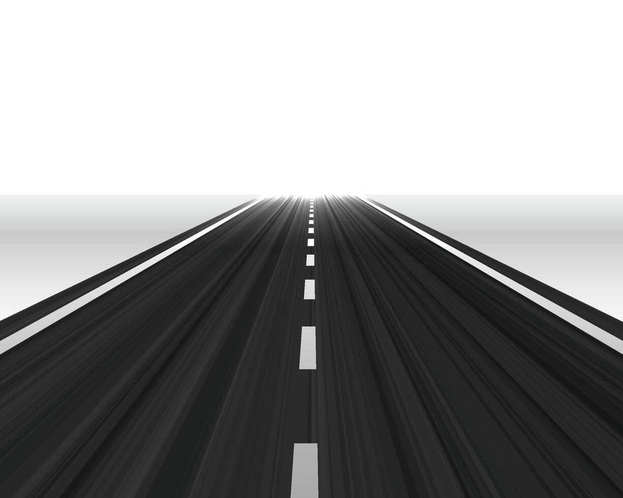 perspective road towards the horizon vector