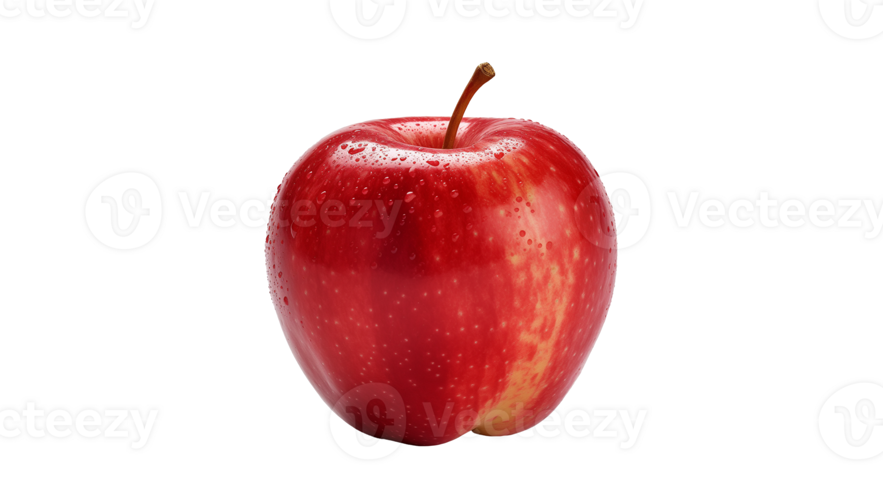 Red apple fruit cut out. Isolated red apple fruit on transparent background png