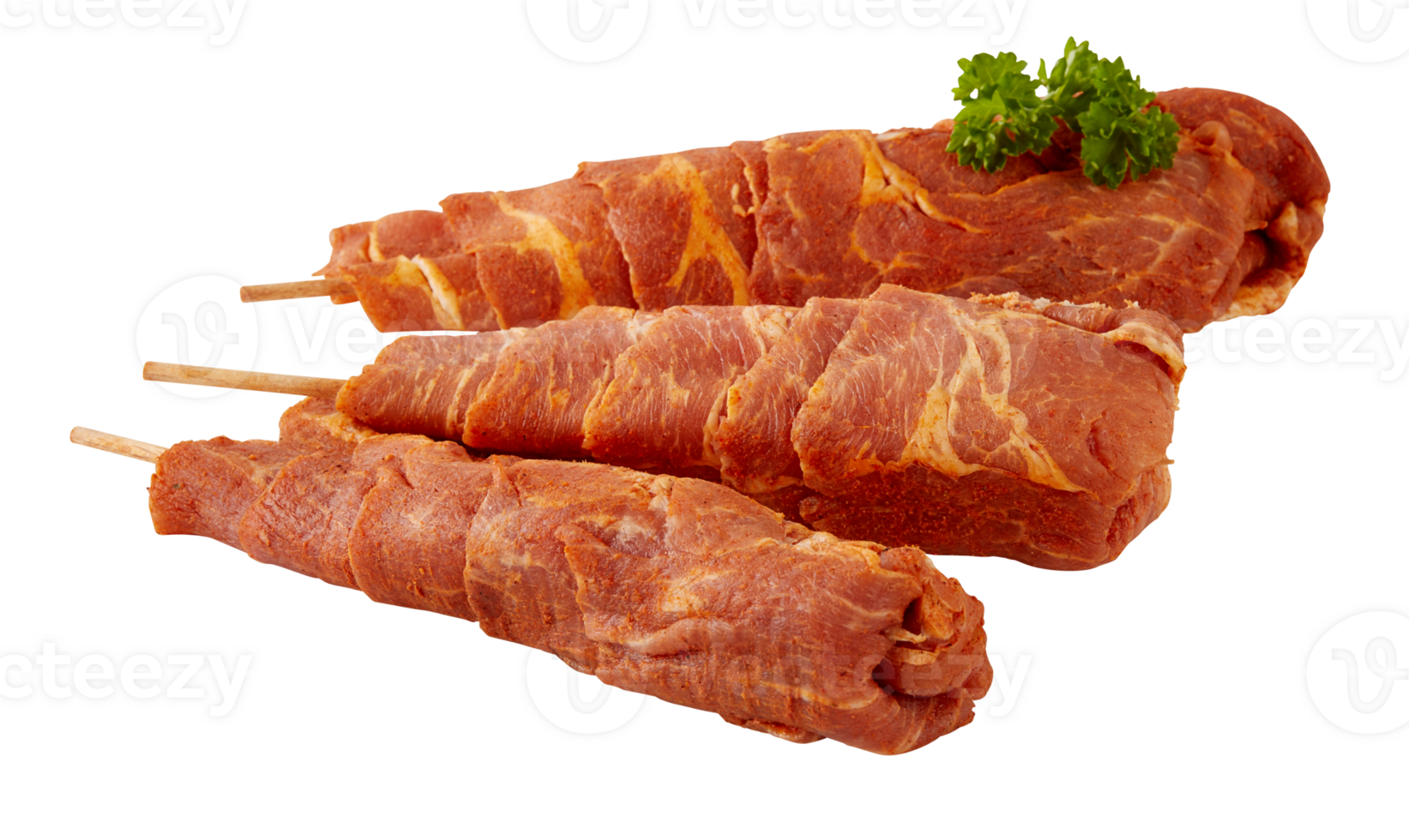 Fresh BBQ cut out isolated transparent background png