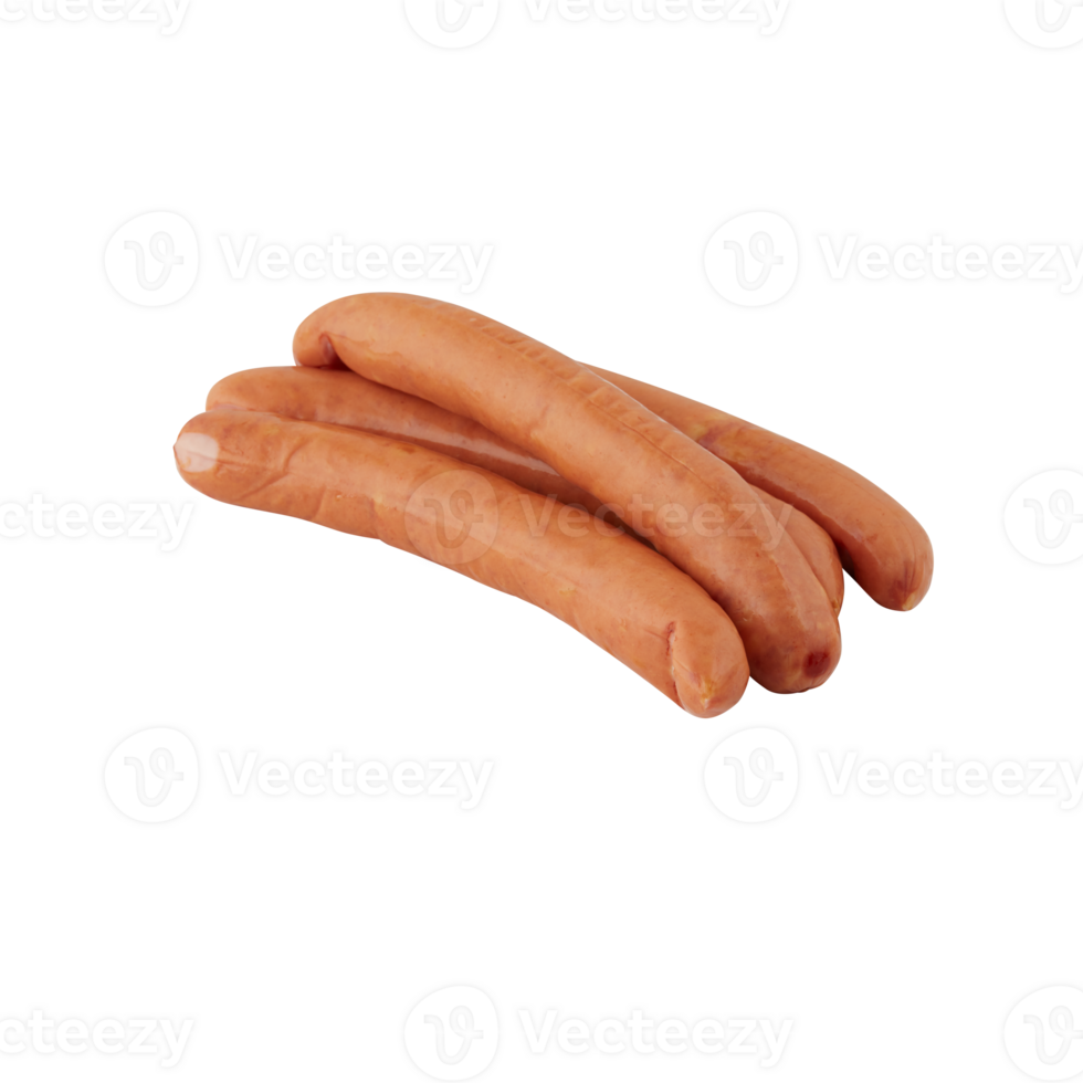 fresh sausage cut out isolated transparent background png