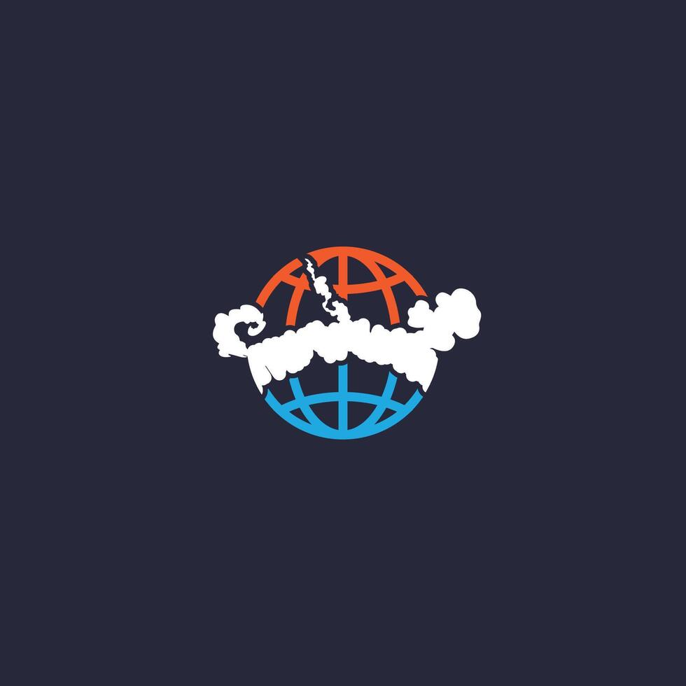 climate change logo vector