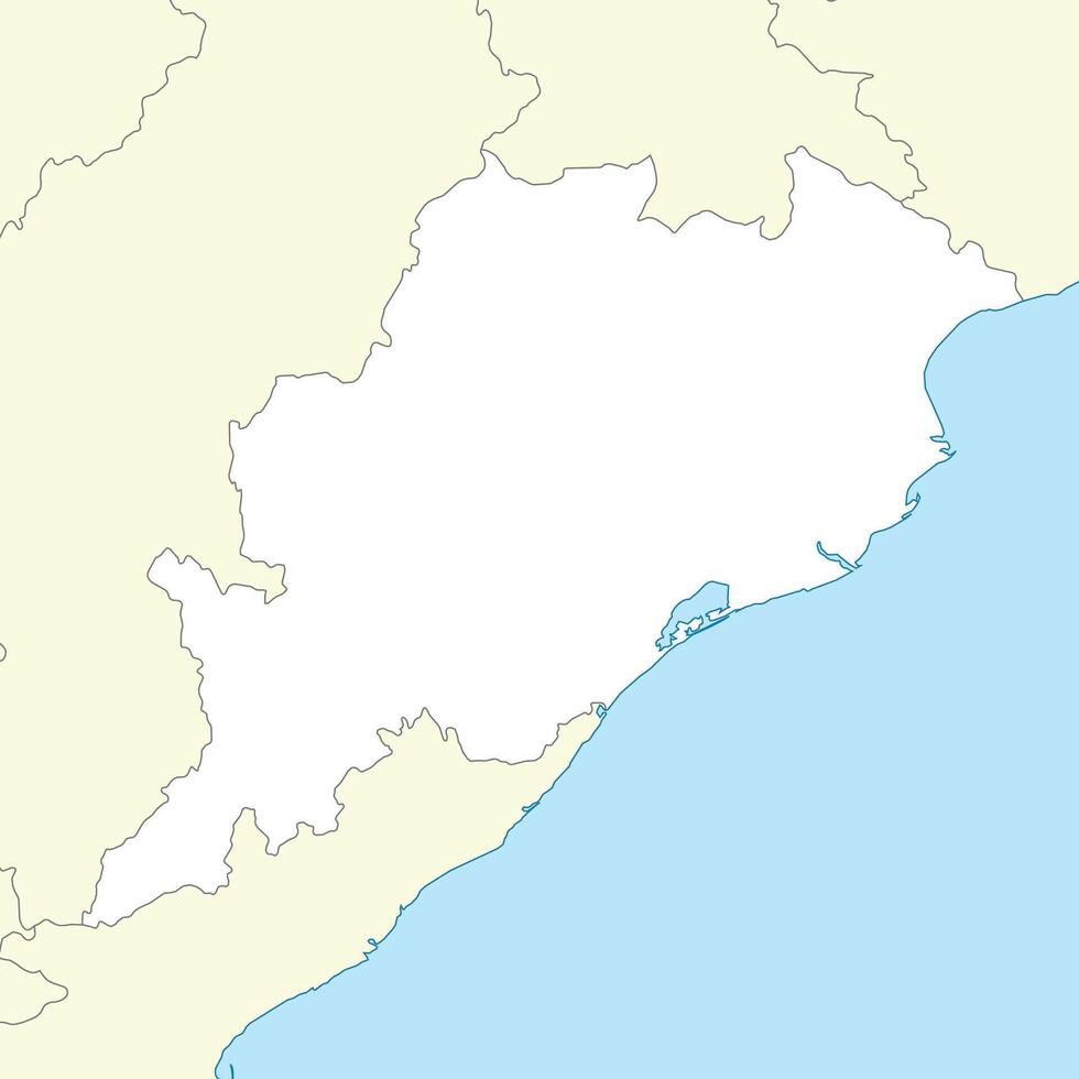 Location map of Odisha is a state of India vector