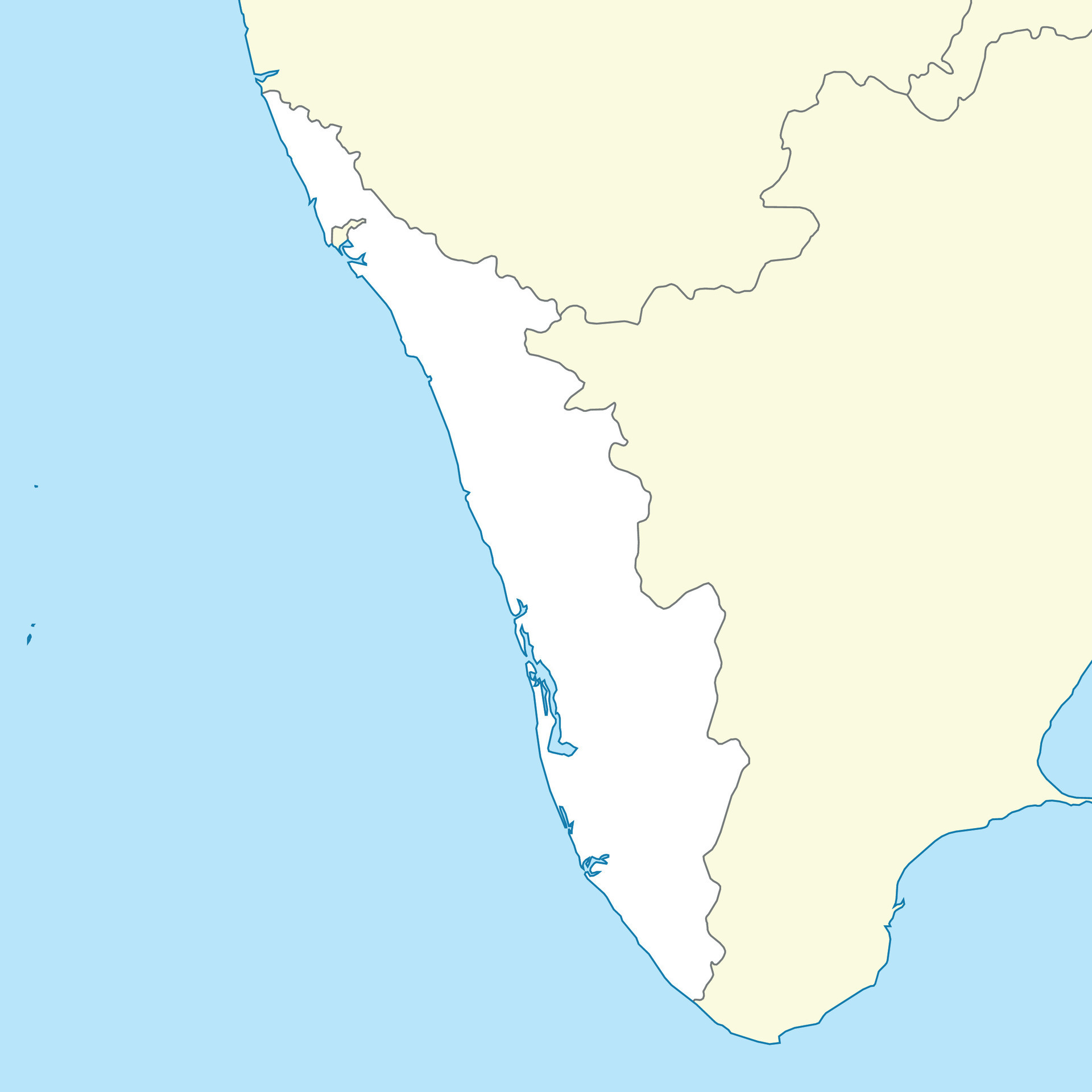 Location map of Kerala is a state of India 43563275 Vector Art at Vecteezy