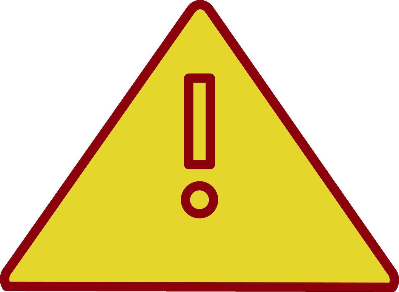 Alert Sign Vintage Icon Design vector