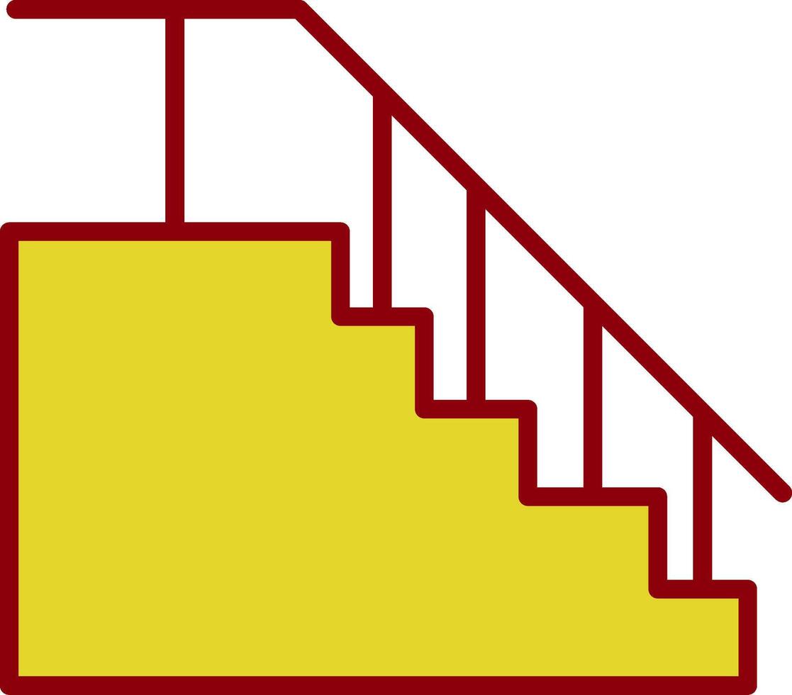 Stairs Vintage Icon Design vector