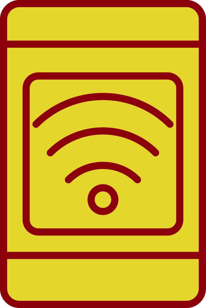 Mobile Connection Vintage Icon Design vector