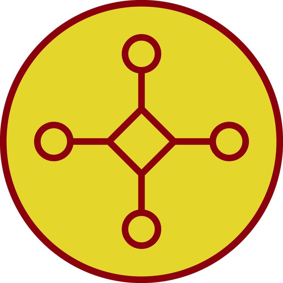 Connect Vintage Icon Design vector