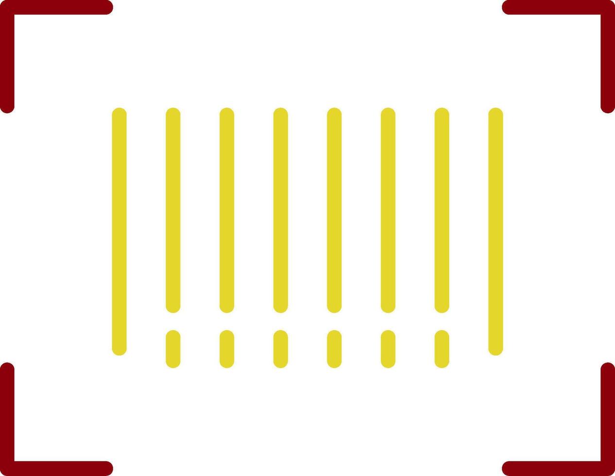 Bar Code Vintage Icon Design vector