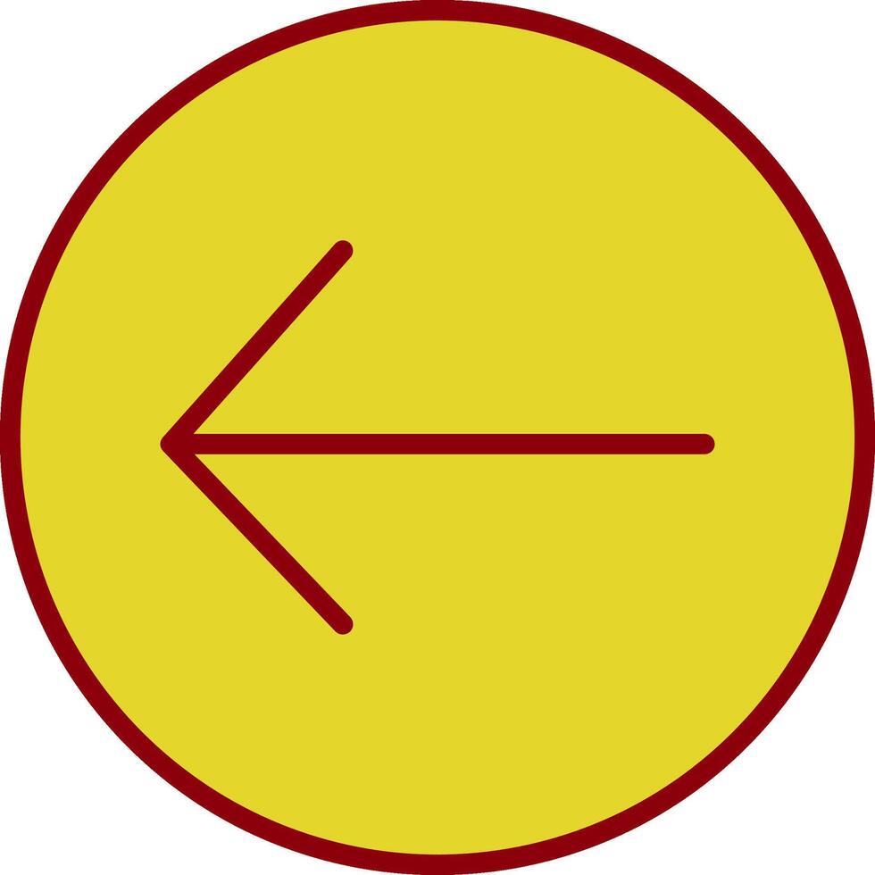 Left Arrow Vintage Icon Design vector