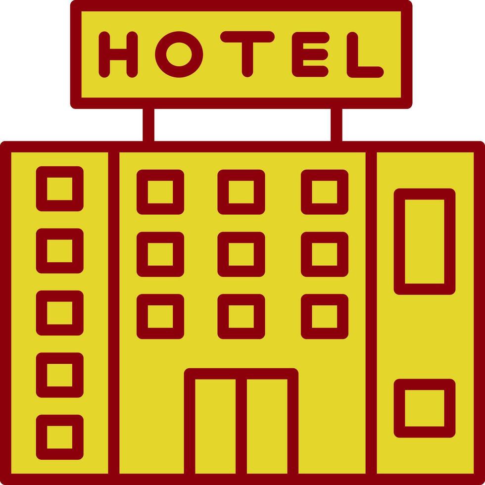 Hotel Vintage Icon Design vector