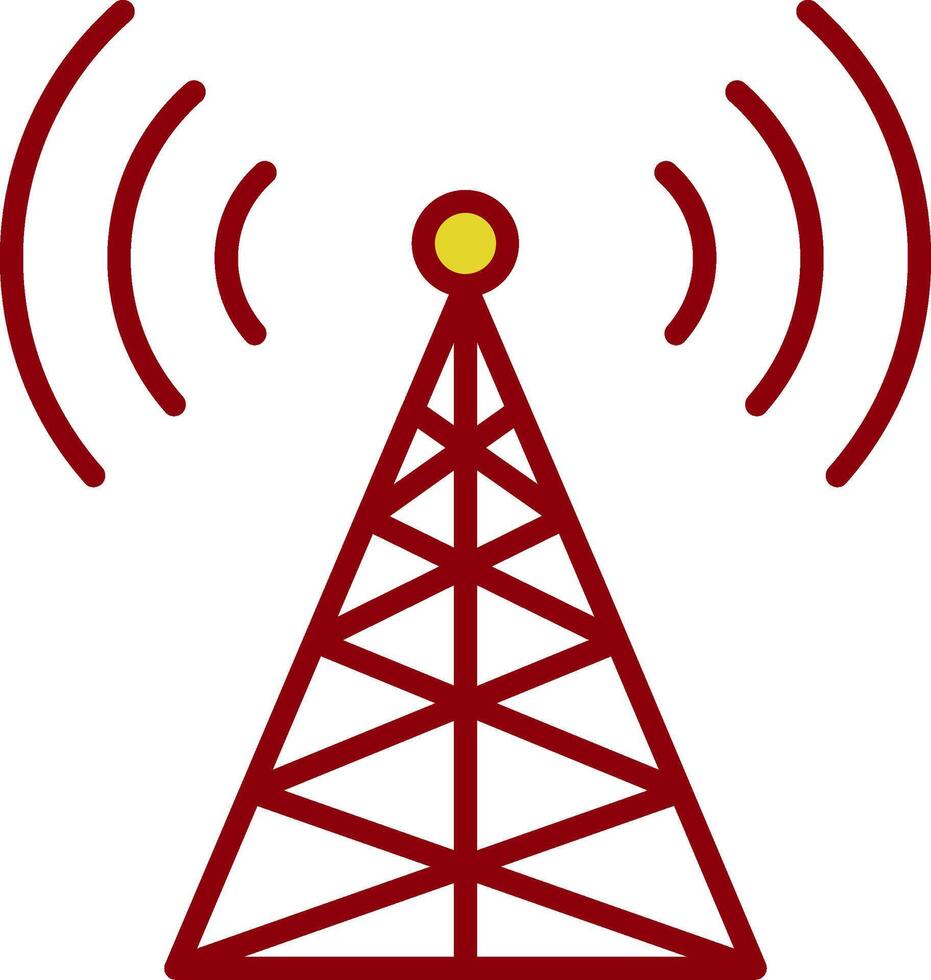 Radio Tower Vintage Icon Design vector