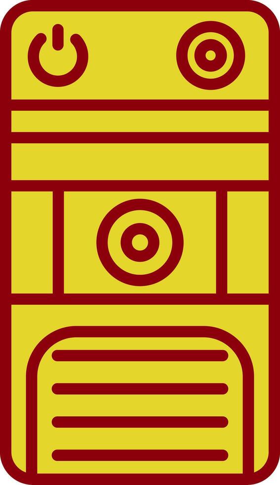Cpu Vintage Icon Design vector