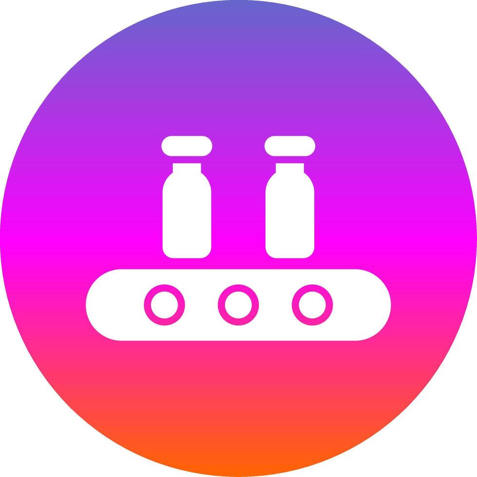 Assembly Glyph Gradient Circle Multi Circle Glyph Gradient Circle Icon Design vector