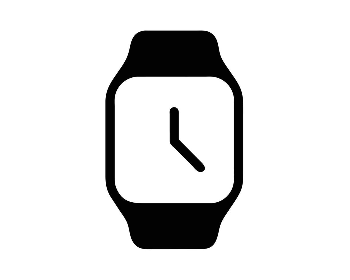 Smart Watch Silhouette vector