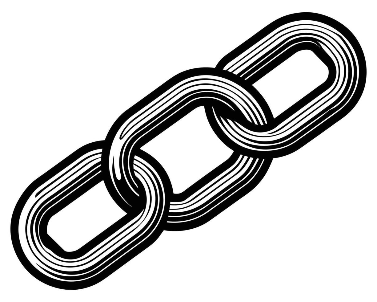 Chain union icon vector