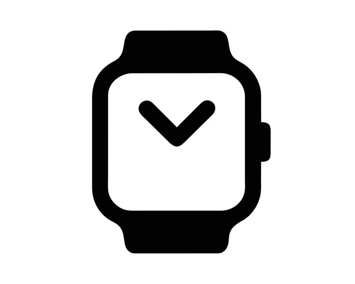 Smart Watch Silhouette vector