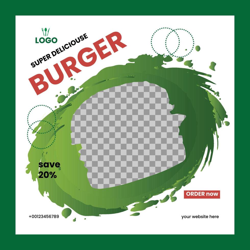social media post vector