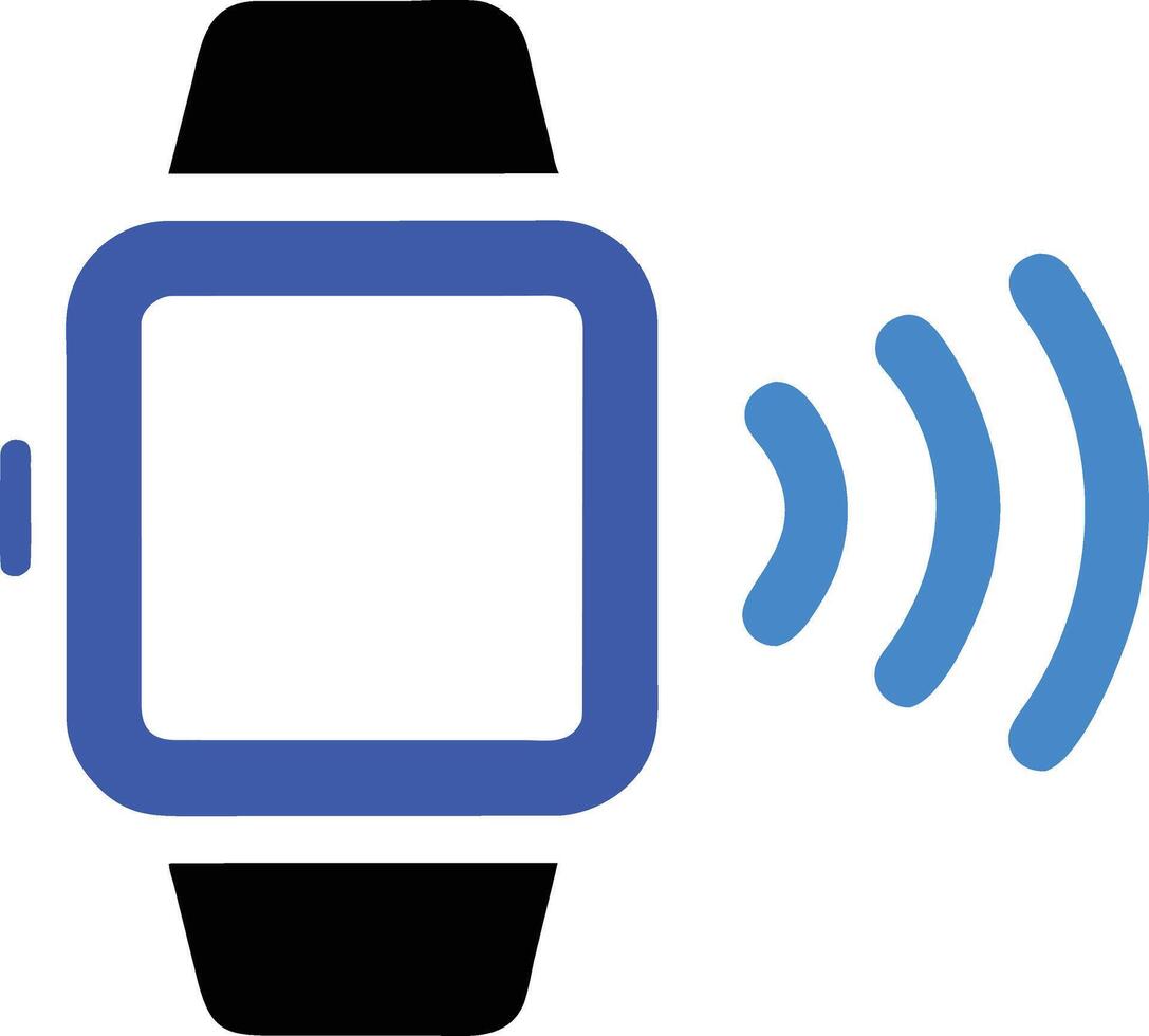 Smart Watch Silhouette vector